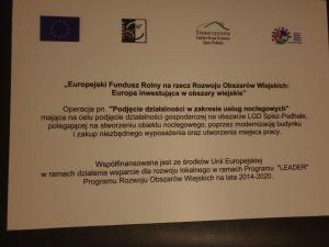 Certyfikat, podpis lub inny dokument wystawiony w obiekcie Apartamenty u Baców