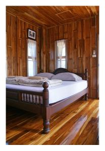Katil atau katil-katil dalam bilik di Sichang My home
