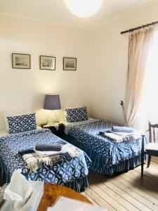 Postel nebo postele na pokoji v ubytování Le Vieux Manoir