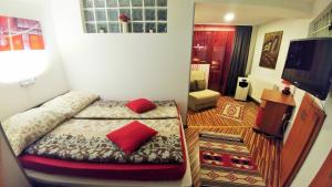 Letto o letti in una camera di B&B Bazeni