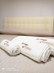 Ένα ή περισσότερα κρεβάτια σε δωμάτιο στο La Carrozza sul Titerno