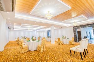 Posezení v ubytování Solano Hotel