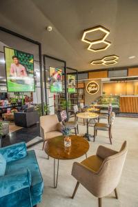 Posezení v ubytování Solano Hotel