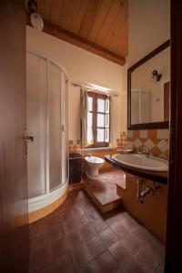 Koupelna v ubytování B&B Il Padrino