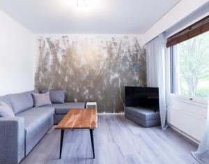TV a/nebo společenská místnost v ubytování Riverside Apartment Rovaniemi