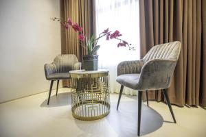 Posezení v ubytování Solano Hotel