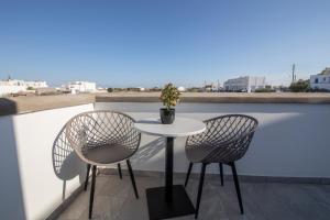 A balcony or terrace at Petra Aqua Villa