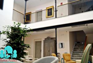 Balkón nebo terasa v ubytování Hospedería Baños Arabes de Córdoba Dos