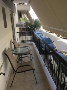 Balkón nebo terasa v ubytování Seaside Apartments Flogita