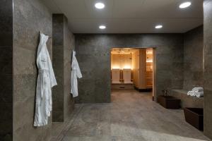 
A bathroom at Sunstar Hotel Lenzerheide
