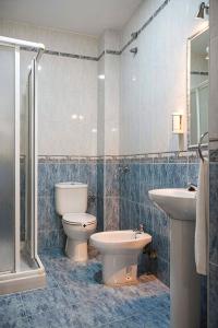 Koupelna v ubytování Hostal Colón