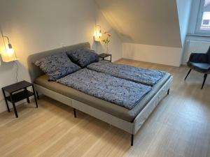 Postel nebo postele na pokoji v ubytování promedklinik apartment 2