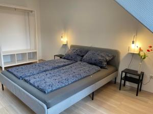 Postel nebo postele na pokoji v ubytování promedklinik apartment 2 + 6 fotografií
