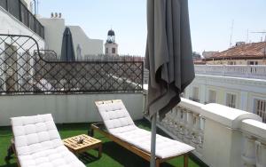 
Un balcón o terraza de Hotel Moderno Puerta del Sol
