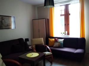 Prostor za sedenje u objektu Apartament Józefinka