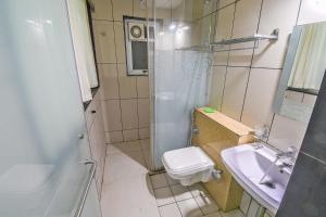 Koupelna v ubytování Hotel Radiant + 17 fotografií