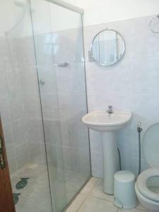 Ванна кімната в Pousada Caminho da Serra