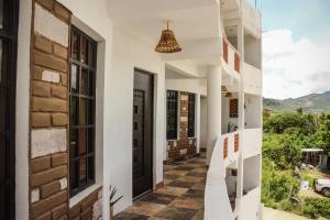 ein Haus mit Aussicht in der Unterkunft Hotel Yubazuu in San Pablo Villa de Mitla