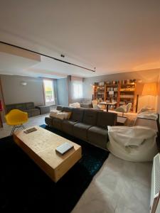 Гостиная зона в Hotel Farsund