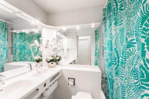 Koupelna v ubytování Residenza Lago di Lugano