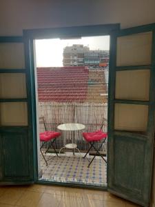 Ein Balkon oder eine Terrasse in der Unterkunft Blue Beach House ATICO CON TERRAZA