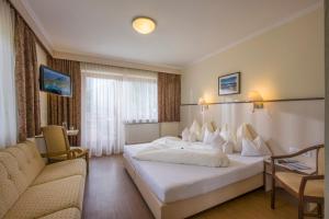 Postel nebo postele na pokoji v ubytování Pension Andreashof