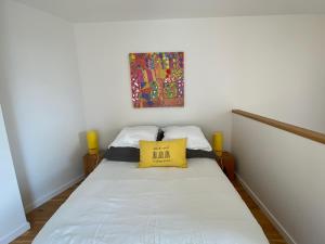 Postel nebo postele na pokoji v ubytování Alapause