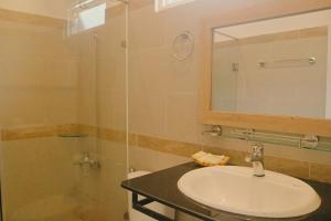 Koupelna v ubytování Sao Vang Hotel