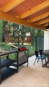 Patio nebo venkovní prostory v ubytování Apartments Skalin
