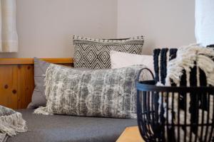 Cama o camas de una habitación en Höllwarts Appartements