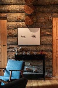 TV a/nebo společenská místnost v ubytování Rukanlumokelo