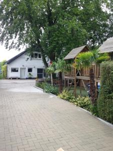 Garður fyrir utan B&B Aalsters genot