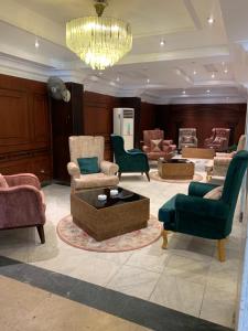 Istumisnurk majutusasutuses Maxim Hotel