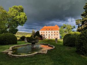 Zahrada ubytování Valečská pálenice