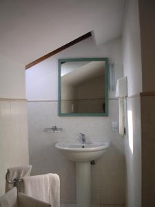 Koupelna v ubytování CerrutiHotel