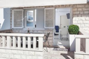 Balkón alebo terasa v ubytovaní Apartments Orka