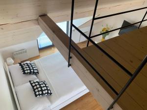 Rúm í herbergi á Stylový apartmán č. 8 U Venuše, Pavlov u Mikulova
