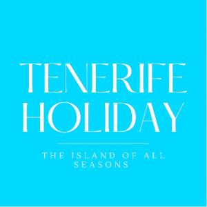 a book cover of terrier holiday with a blue background at Tenerife Royal Gardens One Bedroom Apartment in Playa de las Americas