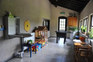 Kuchyň nebo kuchyňský kout v ubytování Hotel Burg Hof