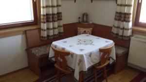 A seating area at Bungalow Möwe