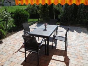 A patio or other outdoor area at Bungalow Möwe