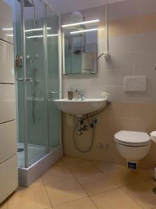 A bathroom at Villa Ghisolfa by Rhospitality it