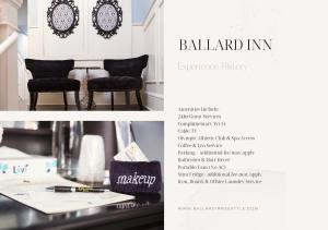 Posezení v ubytování Ballard Inn