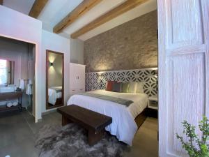 Postel nebo postele na pokoji v ubytování Hotel Casa Once + 37 fotografií