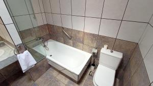 A bathroom at Casa Tacande