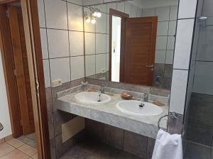 A bathroom at Casa Tacande
