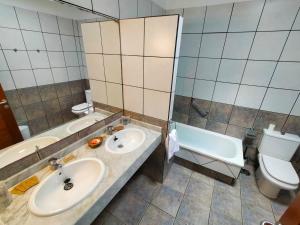 A bathroom at Casa Tacande