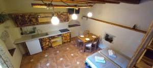 Kuchyň nebo kuchyňský kout v ubytování Apartmány Terra