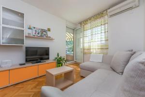 TV a/nebo společenská místnost v ubytování Apartments Cetina