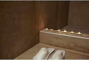 Kúpele alebo wellness v ubytovaní Volos View